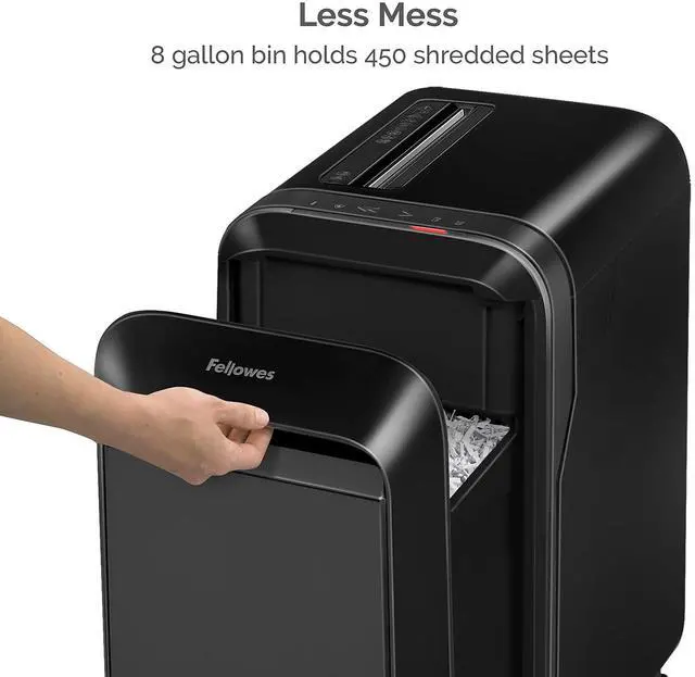 Alt view image 18 of 20 - Fellowes Powershred LX180 16-Sheet Cross Cut Personal Paper Shredder (FEL5501601)
