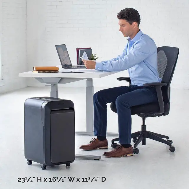 Alt view image 19 of 20 - Fellowes Powershred LX180 16-Sheet Cross Cut Personal Paper Shredder (FEL5501601)