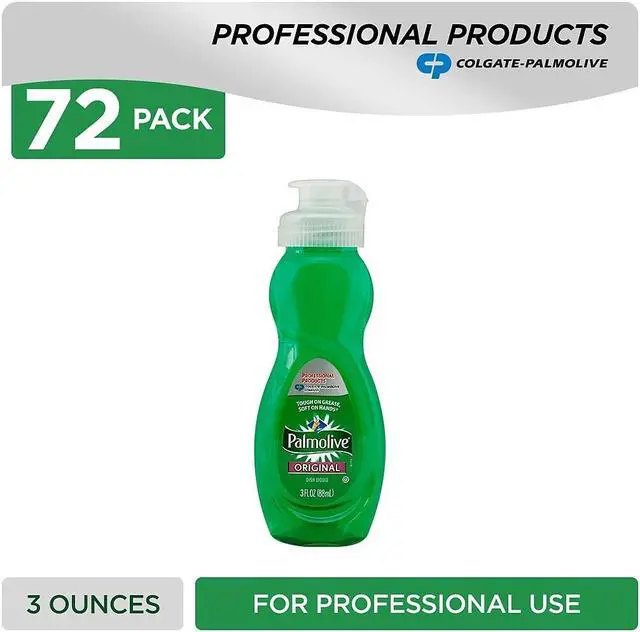 Alt view image 3 of 7 - Palmolive Dishwashing Liquid Original Scent 3oz Bottle 72/Carton 01417