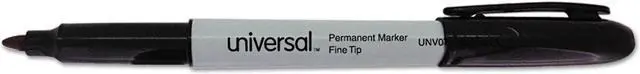 Alt view image 2 of 8 - Universal Pen-Style Permanent Marker Bullet/Fine Point Black 36/Pack 07070