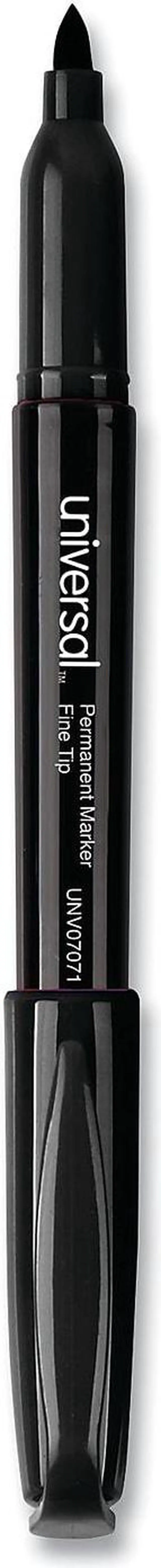 Alt view image 6 of 8 - Universal Pen-Style Permanent Marker Bullet/Fine Point Black 36/Pack 07070