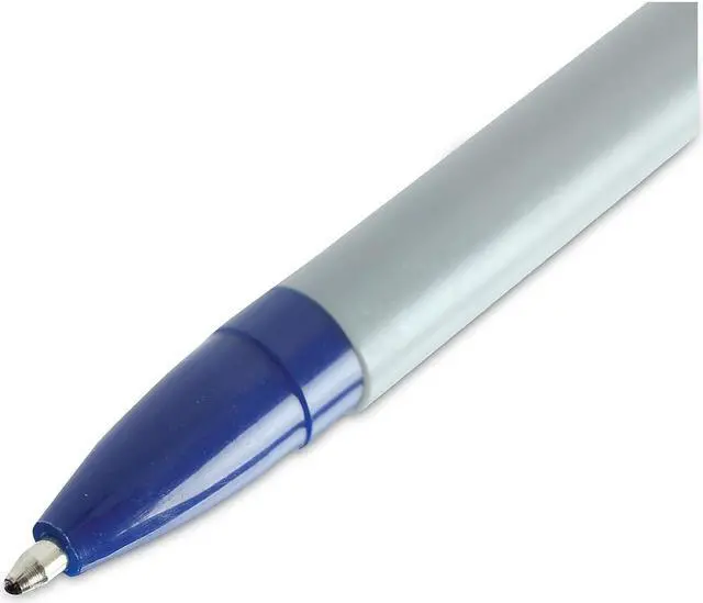 Alt view image 6 of 8 - UNIVERSAL Economy Ballpoint Stick Oil-Based Pen Blue Ink Medium 60/Pack 15614