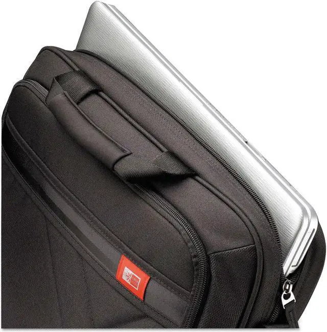 Alt view image 2 of 7 - Case Logic Diamond 17" Laptop Briefcase 17.3" x 3.2" x 12.5" Black 3201434