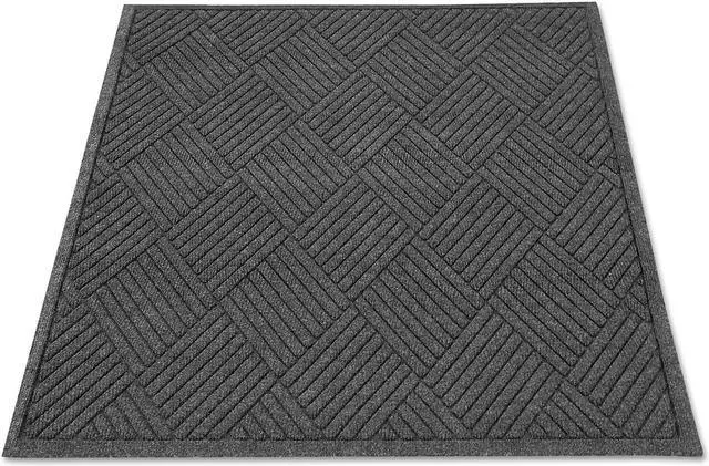 Alt view image 2 of 2 - Guardian EcoGuard Diamond Floor Mat Rectangular 24 x 36 Charcoal EGDFB020304