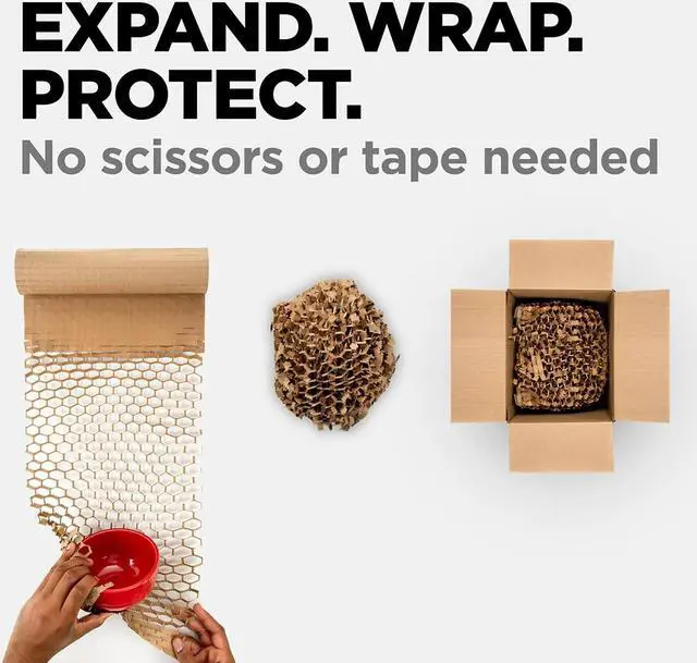 Alt view image 3 of 9 - 3M Scotch Cushion Lock Protective Wrap Tan 12" x 1000 ft (PCW-121000) PCW121000