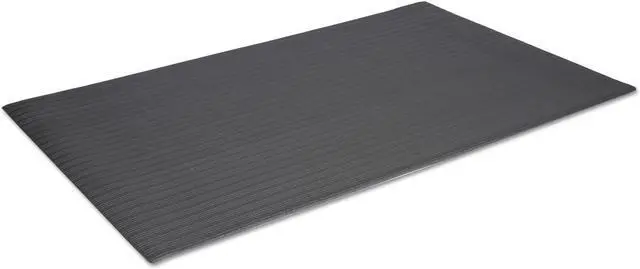 Main image of Crown Matting Technology Ribbed Vinyl Anti-Fatigue Mat 24 x 36 Black FL2436BK