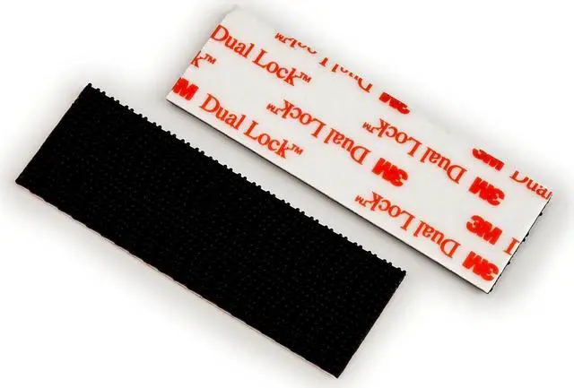 Alt view image 4 of 7 - Scotch Hook and Loop Fastener Tape 1" x 3" two sets Black RFD7091