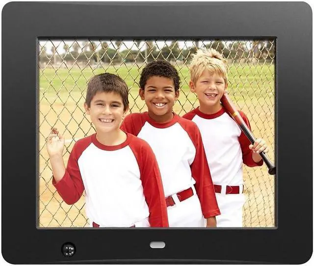 Main image of Aluratek 8" Digital Picture Frame Black (ADMSF108F)