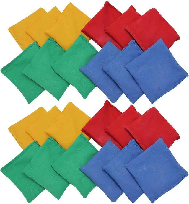Main image of Dick Martin Sports Martin Sports Nylon/Plastic Bean Bags 3.5" x 3.75" Assorted 12 Per Pack 2 Packs (MASBB44-2)