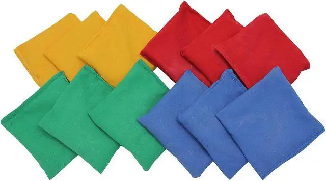 Alt view image 2 of 2 - Dick Martin Sports Martin Sports Nylon/Plastic Bean Bags 3.5" x 3.75" Assorted 12 Per Pack 2 Packs (MASBB44-2)
