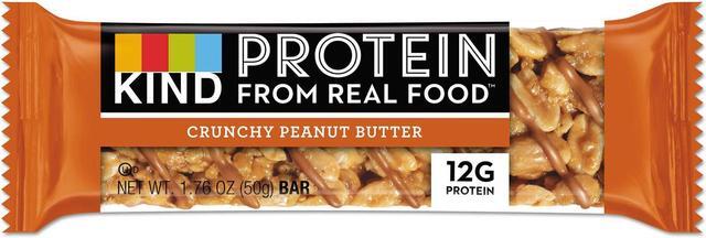Alt view image 2 of 5 - KIND Protein Bars Crunchy Peanut Butter 1.76 oz 12/Pack 26026