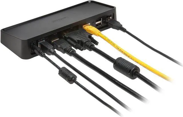 Alt view image 3 of 5 - ACCO Kensington Universal USB 3.0 Docking Station for Laptops/Tablets Black (K33991WW)