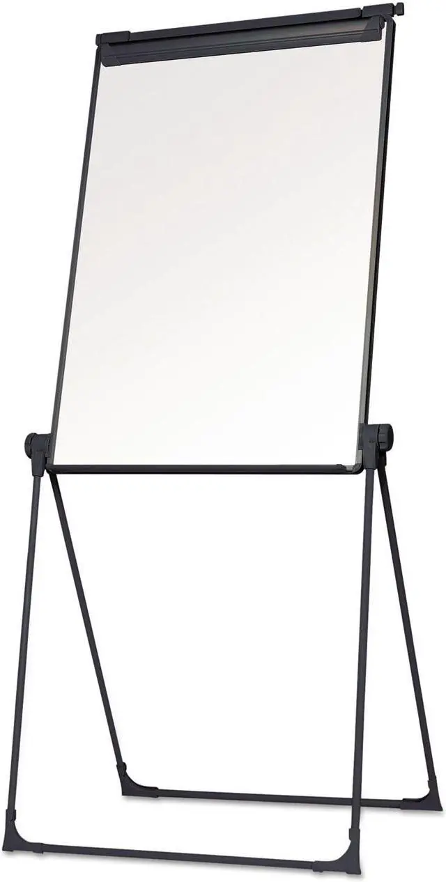 Alt view image 3 of 4 - MasterVision Folds-to-a-Table Melamine Easel 28 1/2 x 37 1/2 White Steel/Laminate EA14000583MV