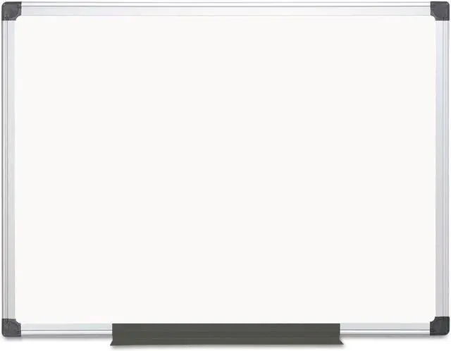 Alt view image 2 of 5 - MasterVision Value Lacquered Steel Magnetic Dry Erase Board 36 x 48 White Aluminum Frame MA0507170