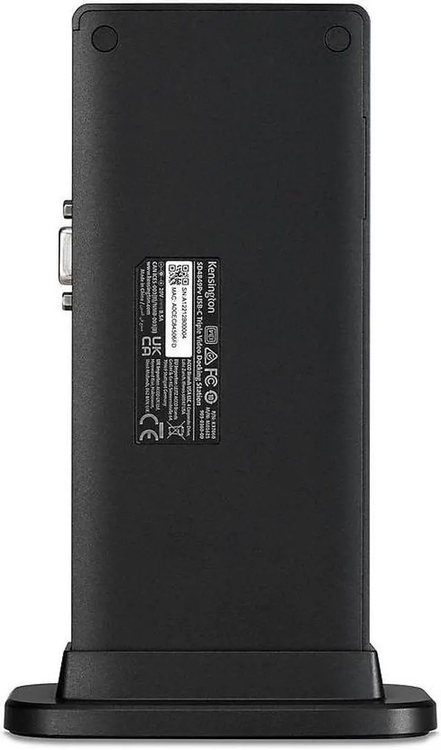 Alt view image 5 of 7 - Kensington Triple Video Driverless Docking Station (K37060NA)