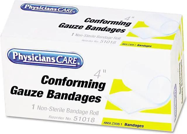 Main image of PhysiciansCare First Aid Conforming Gauze Bandage 4" wide 51018