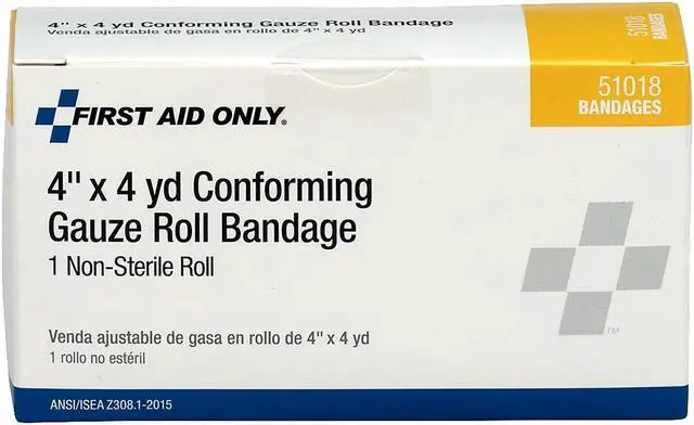 Alt view image 2 of 4 - PhysiciansCare First Aid Conforming Gauze Bandage 4" wide 51018