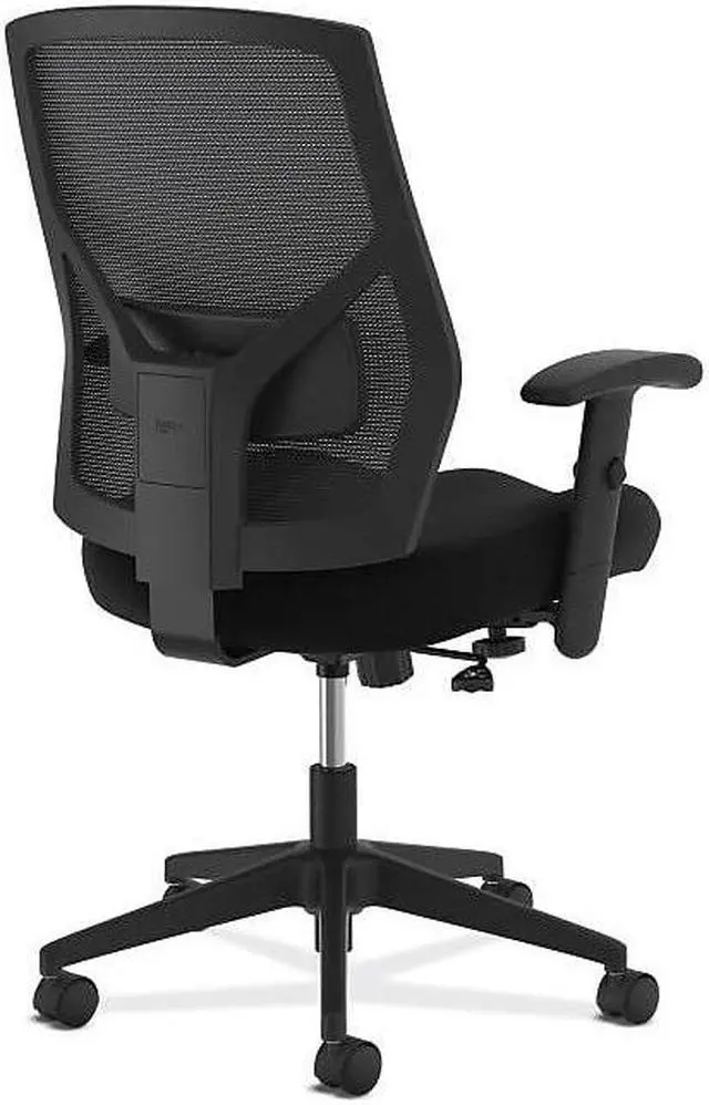 Alt view image 5 of 6 - Basyx High-back Chair Mesh Back Adjust Arms 25"x24"x43" Black VL581ES10T