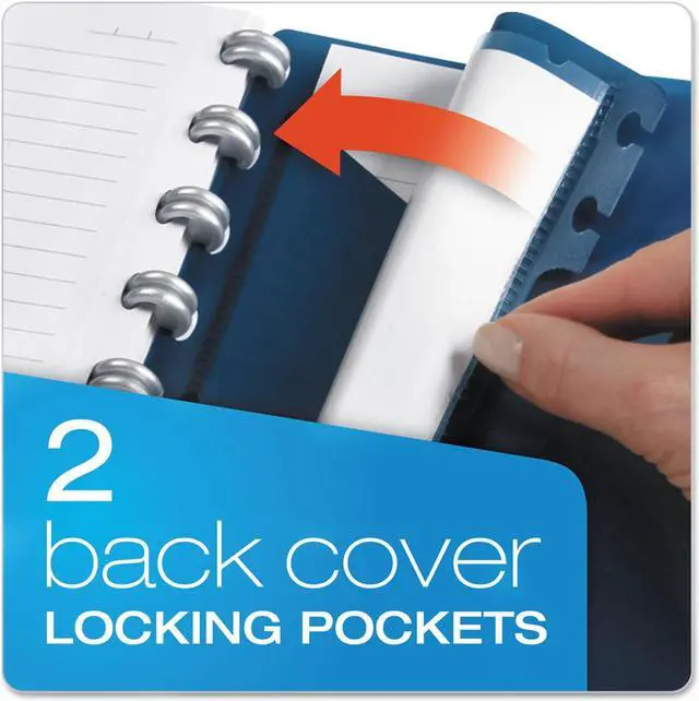 Alt view image 5 of 8 - Ampad Versa Crossover Notebook Legal/Wide 24 lb 11 x 8 1/2 Navy 60 Sheets 2/Pack 25634