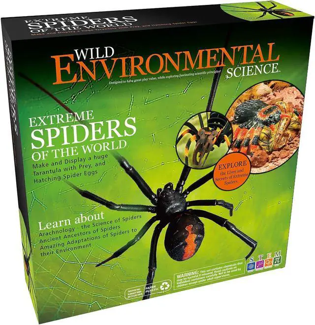 Alt view image 4 of 8 - Learning Advantage WILD! ScienceExtreme Science Kit Spiders of the World for Grade 1+ CTUWES945