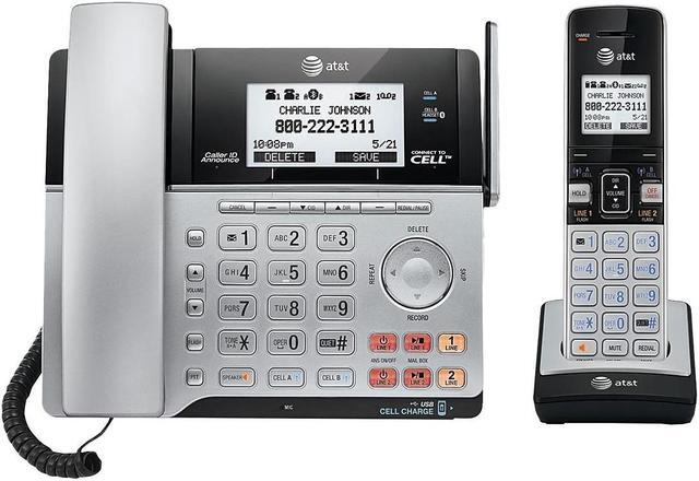 Main image of AT&T Connect to Cell TL86103 2-Line Corded/Cordless Phone 284987
