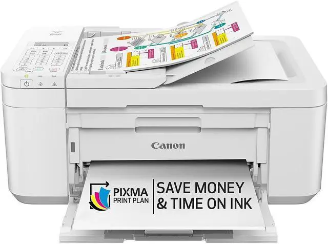 Alt view image 16 of 20 - Canon PIXMA TR4720 Wireless All-in-One Printer (White)