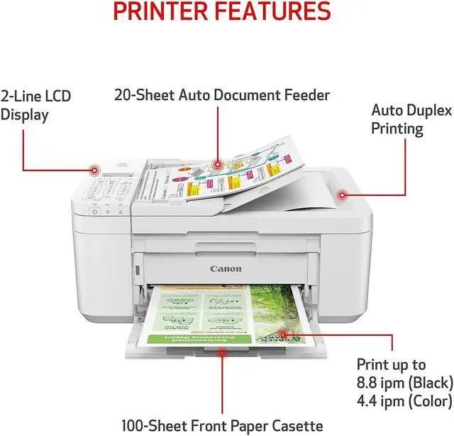 Alt view image 17 of 20 - Canon PIXMA TR4720 Wireless All-in-One Printer (White)