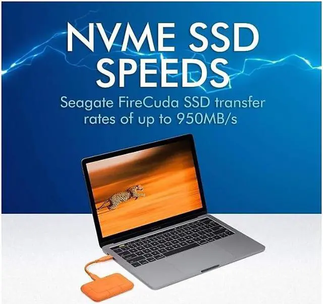 Alt view image 18 of 20 - LaCie Rugged SSD 500GB USB 3.1 Gen 2, Type-C Professional NVMe SSD