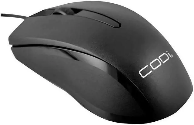 Alt view image 7 of 10 - Codi Wired Usb Optical Mouse