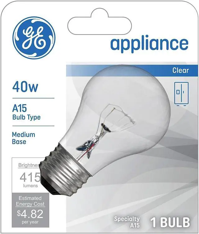 Alt view image 4 of 5 - GE Lighting 40 Watts Clear Incandescent Bulb (15206) 517504