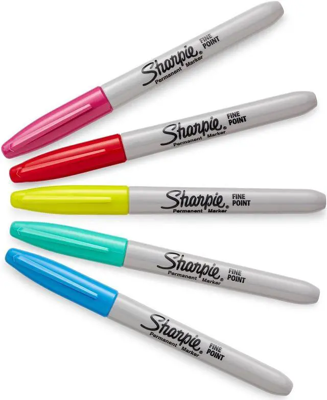 Alt view image 8 of 9 - Color Burst Permanent Markers Fine 24/Pkg-Assorted