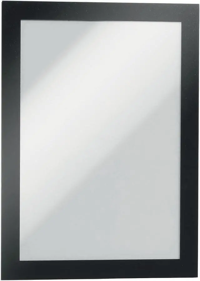 Alt view image 2 of 20 - Durable Duraframe Sign Holder, 5 1/2 X 8 1/2, Black Frame, 2/Pack 491301