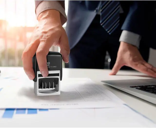 Alt view image 19 of 20 - 4 in 1 e-Message 2 Color Dater 15/16 x 1 3/4 COMPLETED/EMAILED/ENTERED/SCANNED