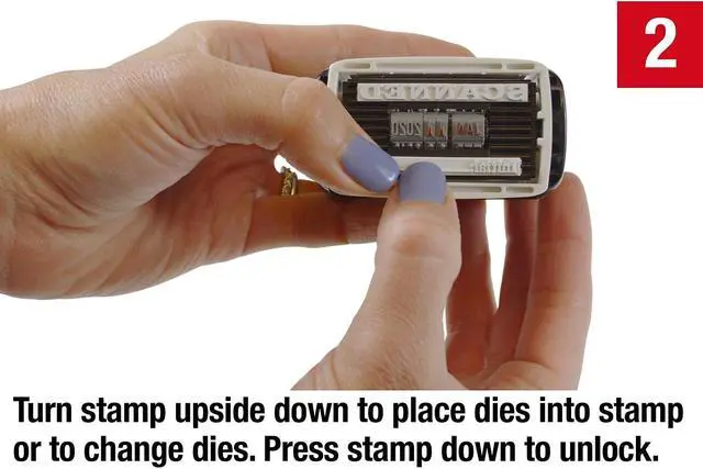 Alt view image 20 of 20 - 4 in 1 e-Message 2 Color Dater 15/16 x 1 3/4 COMPLETED/EMAILED/ENTERED/SCANNED