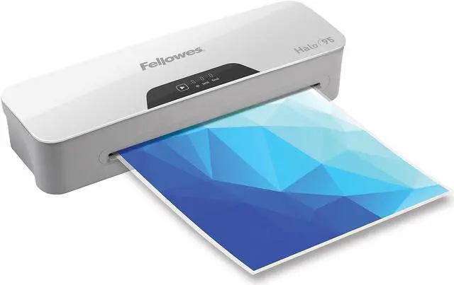 Alt view image 14 of 16 - Fellowes Halo 95 Thermal & Cold Laminator 9.5" Width White/Light Gray (5753001)