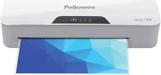 Alt view image 12 of 16 - Fellowes Halo 95 Thermal & Cold Laminator 9.5" Width White/Light Gray (5753001)