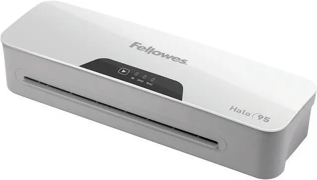 Alt view image 13 of 16 - Fellowes Halo 95 Thermal & Cold Laminator 9.5" Width White/Light Gray (5753001)