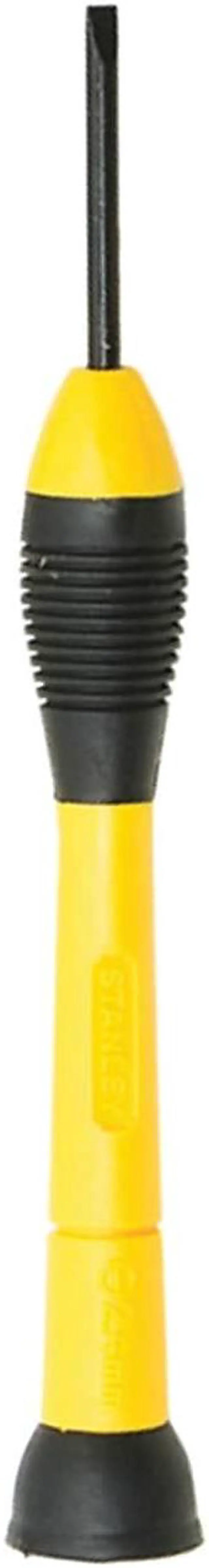 Alt view image 7 of 7 - Stanley Tools 6-Piece Precision Screwdriver Set Black/Yellow 66052