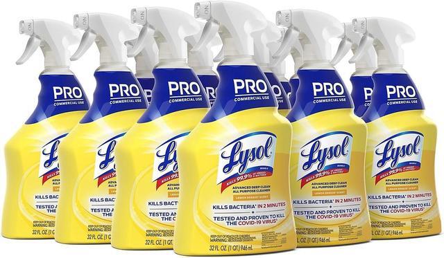 Alt view image 7 of 9 - Lysol Advanced Deep Clean Lemon Breeze Scent All Purpose Cleaner Liquid 32 oz.