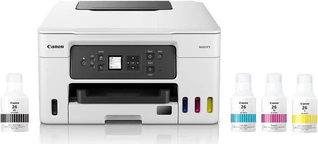 Alt view image 19 of 20 - Canon MAXIFY GX3020 Wireless Inkjet Multifunction Printer Color 5777C002