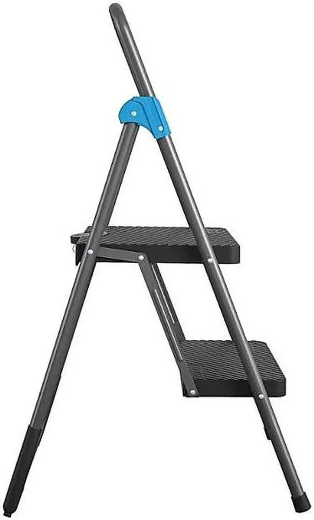 Alt view image 7 of 7 - Cosco Commercial 2-Step Folding Stool 300 lb Capacity Gray (CSC11829GGB)