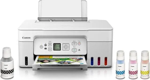 Alt view image 19 of 20 - Canon PIXMA G3270 MegaTank All-in-One Wireless Inkjet Color Printer (White)