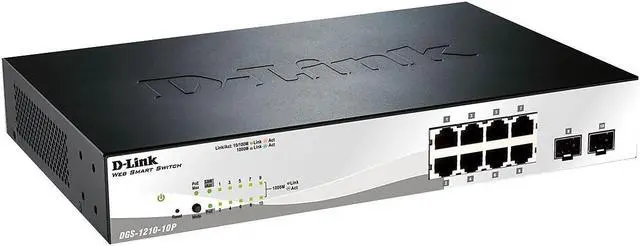 Alt view image 13 of 16 - D-Link Dgs-1210-10P Web Smart Switch