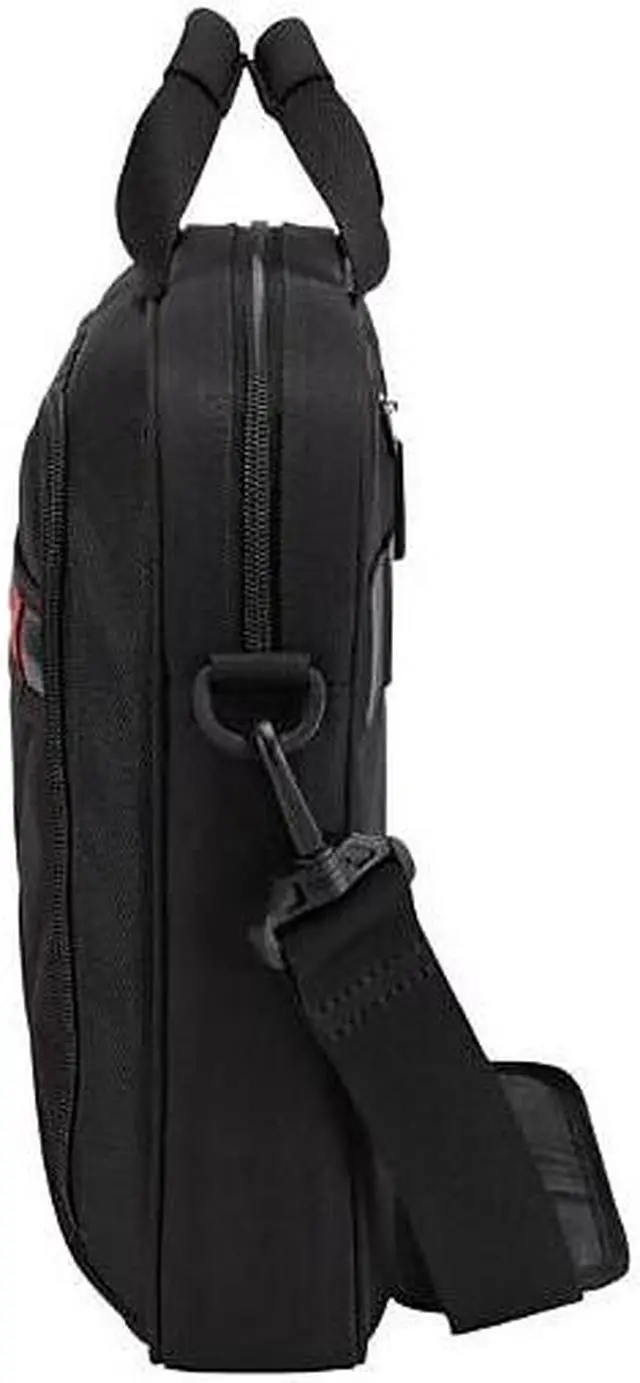 Alt view image 4 of 7 - Case Logic Diamond 17" Laptop Briefcase 17.3" x 3.2" x 12.5" Black 3201434