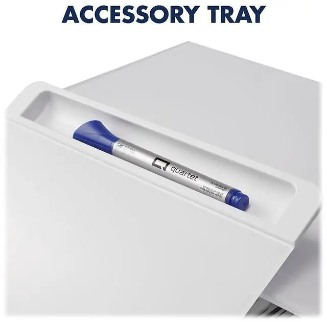 Alt view image 7 of 16 - quartet desktop glass monitor riser for computer with dry-erase board, adjustable height (q090gmrw01)
