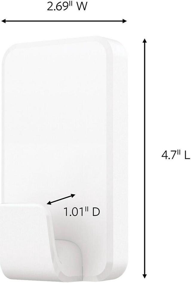 Alt view image 3 of 14 - Command X-Large Utility Hooks White 2/Pack (17011-2ES)