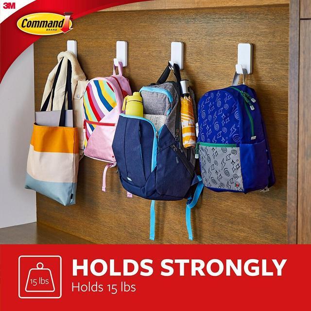 Alt view image 2 of 14 - Command X-Large Utility Hooks White 2/Pack (17011-2ES)