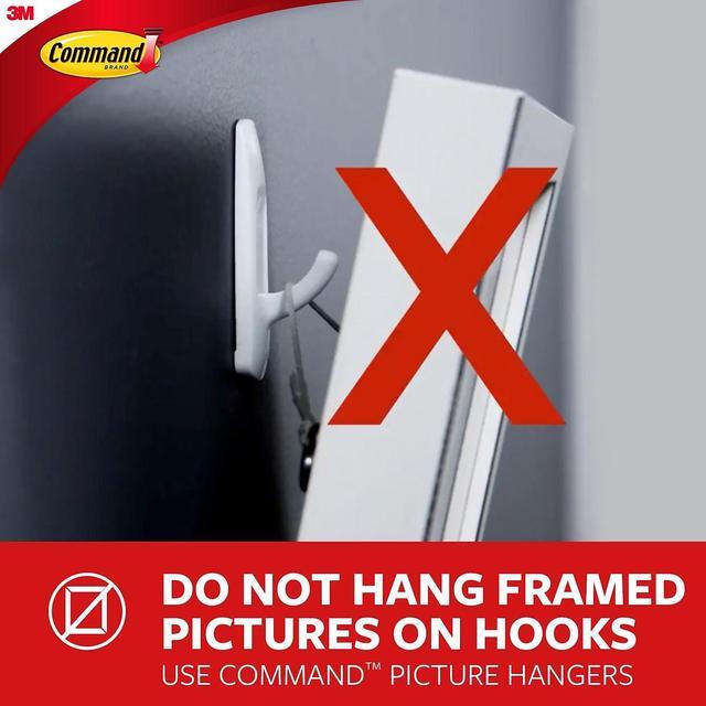 Alt view image 6 of 14 - Command X-Large Utility Hooks White 2/Pack (17011-2ES)