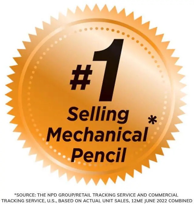 Alt view image 3 of 7 - BIC Xtra-Smooth Bright Edition Mechanical Pencils 0.7mm #2 Medium Lead 24 Pencils/Blister 6 Blisters/Pack (MPCE144E-BLK)