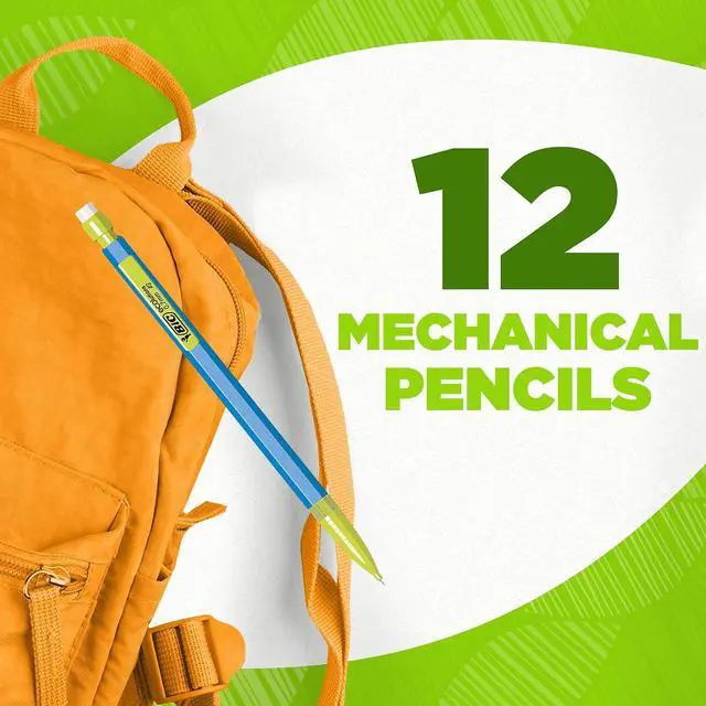 Alt view image 4 of 7 - BIC Ecolutions Mechanical Pencils 0.7mm #2 Medium Lead Dozen (MPE12-BLK)